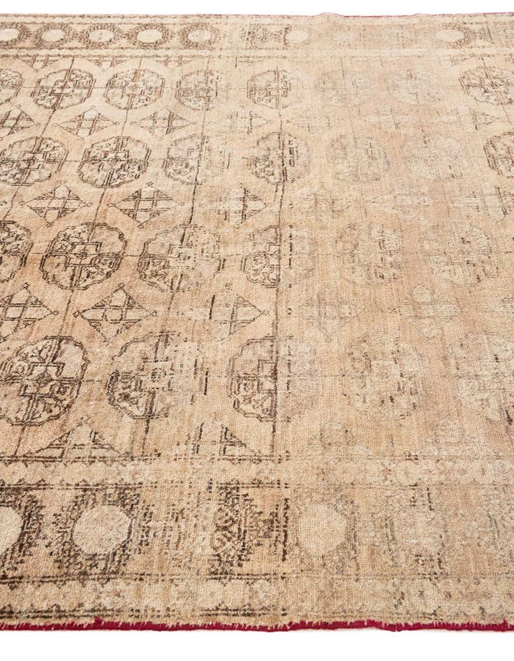 Detail image of 6' 6 x 9' 4  Hand Knotted Ultra Vintage Persian Wool Rug