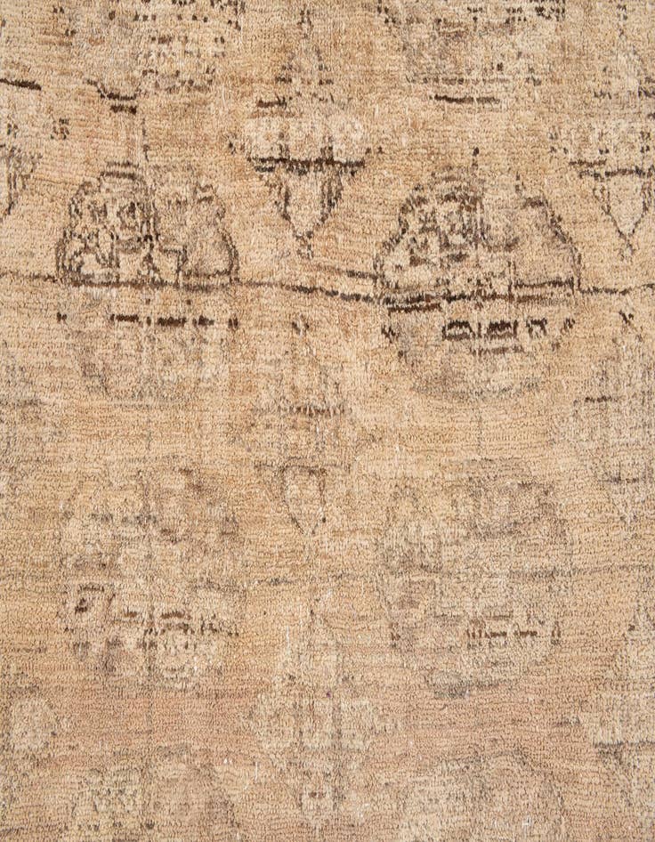 Detail image of 6' 6 x 9' 4  Hand Knotted Ultra Vintage Persian Wool Rug