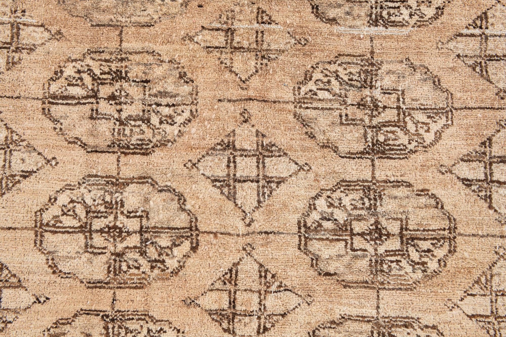 6' 6 x 9' 4 Hand Knotted Ultra Vintage Persian Wool Rug