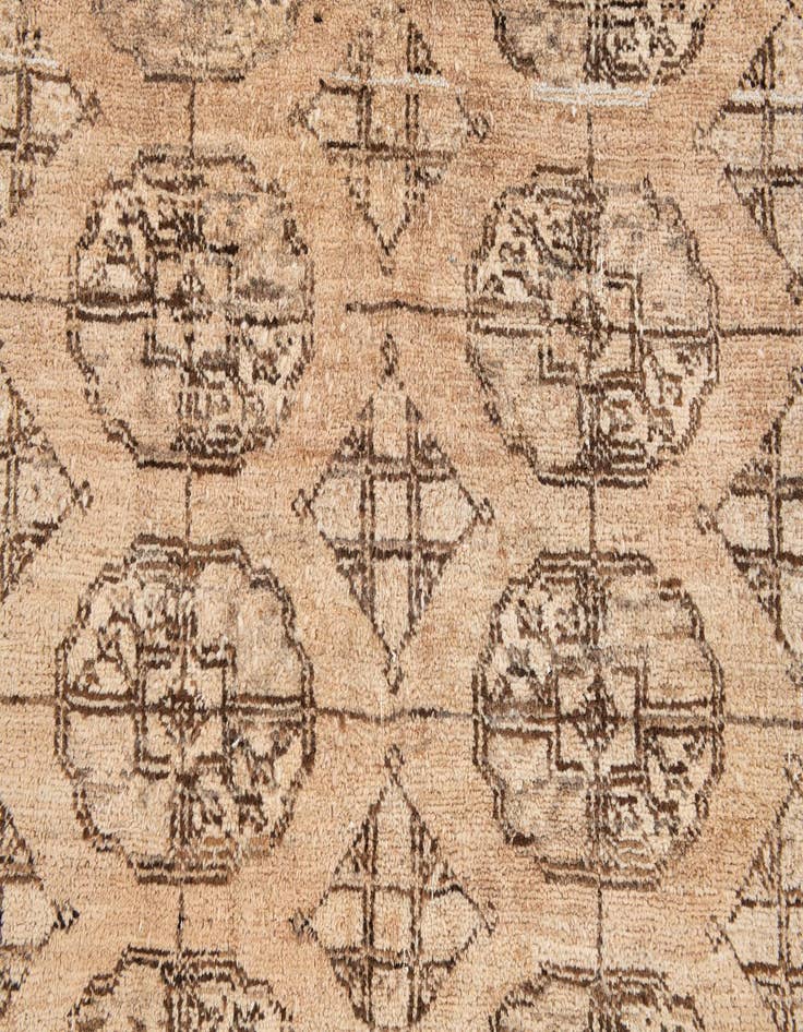 Detail image of 6' 6 x 9' 4  Hand Knotted Ultra Vintage Persian Wool Rug