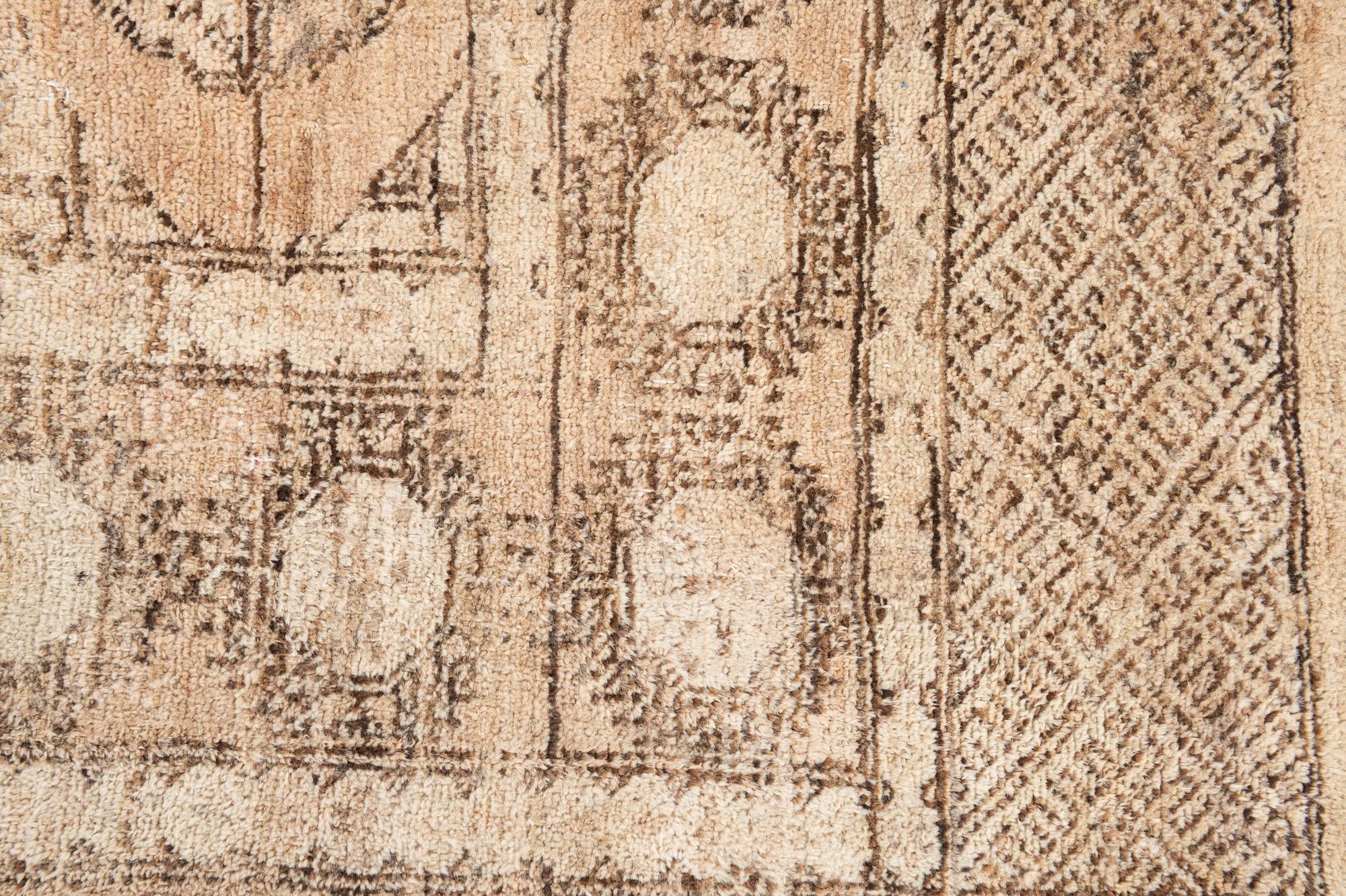 6' 6 x 9' 4 Hand Knotted Ultra Vintage Persian Wool Rug