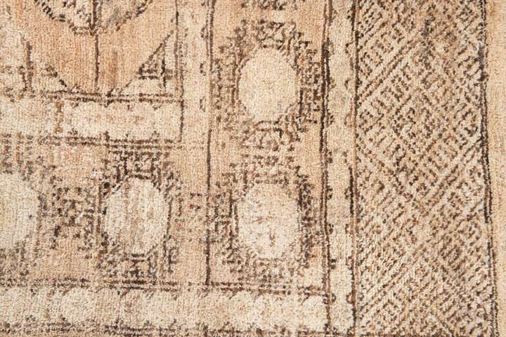 6' 6 x 9' 4 Hand Knotted Ultra Vintage Persian Wool Rug