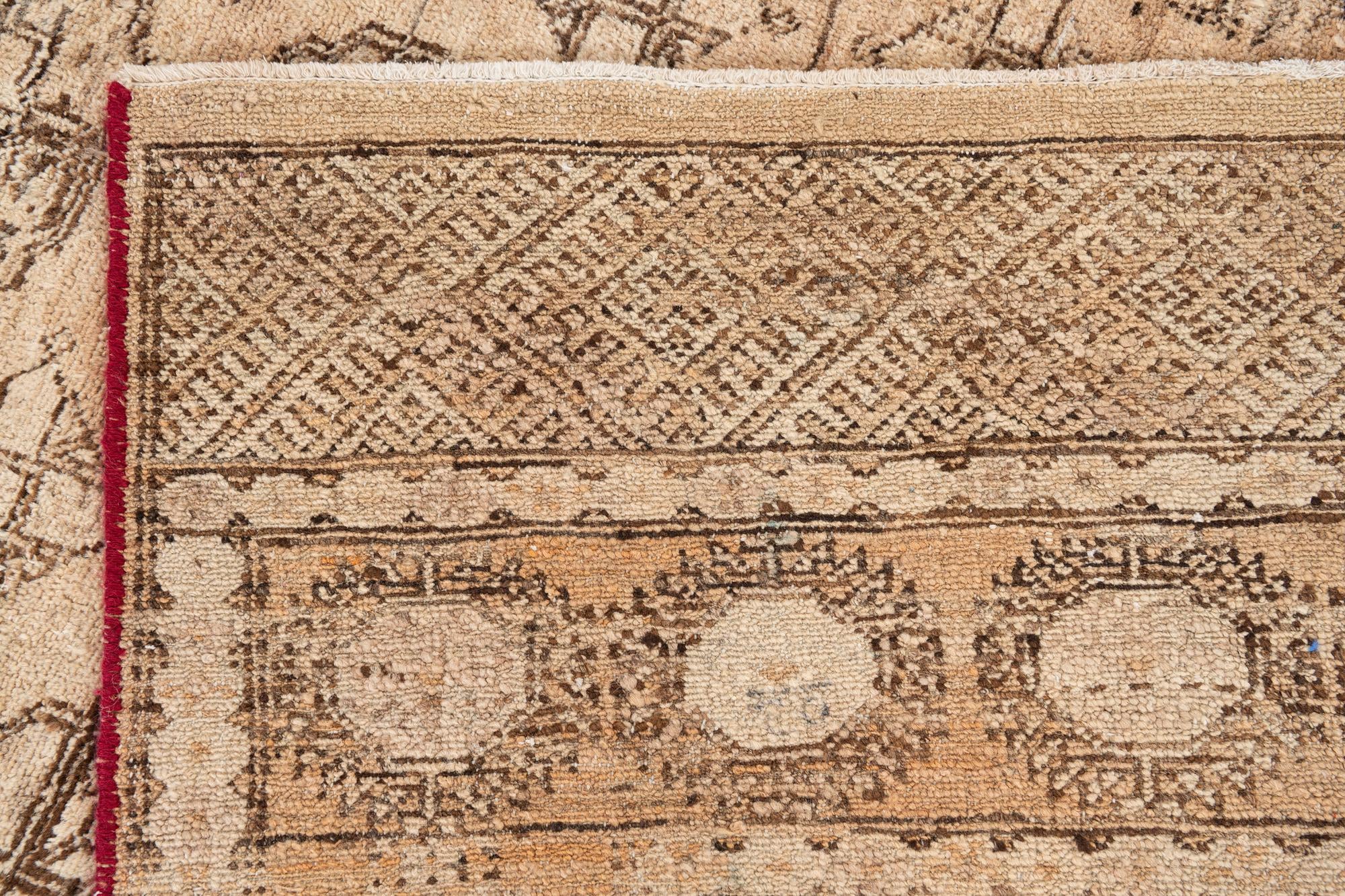 6' 6 x 9' 4 Hand Knotted Ultra Vintage Persian Wool Rug