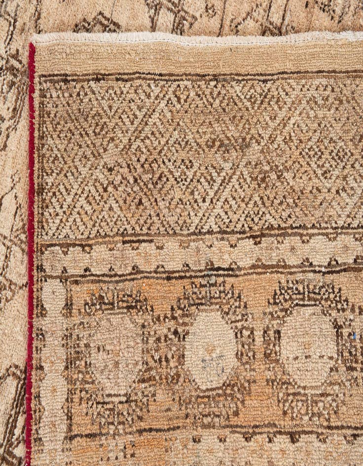 Detail image of 6' 6 x 9' 4  Hand Knotted Ultra Vintage Persian Wool Rug