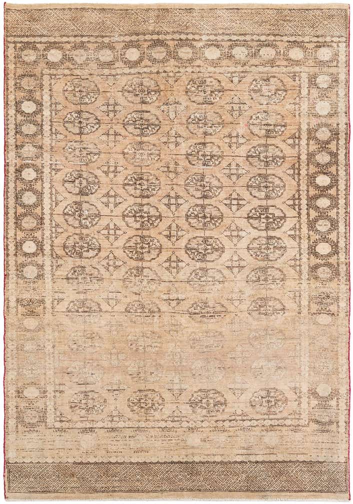 6' 6 x 9' 4 Hand Knotted Ultra Vintage Persian Wool Rug