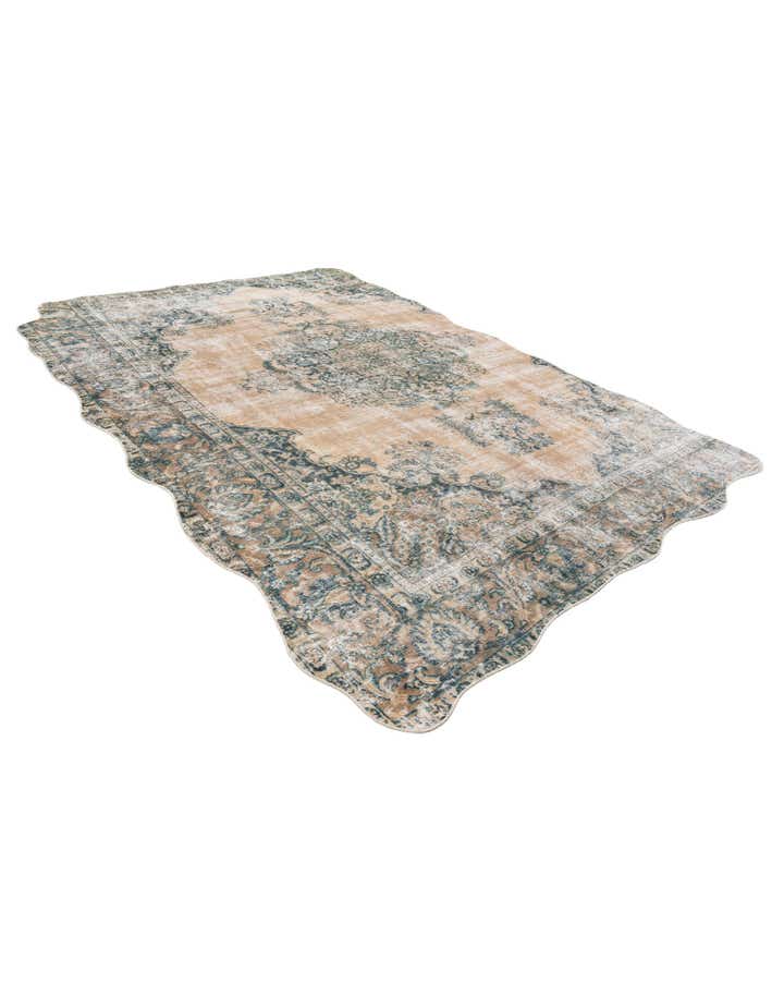 8' 4 x 11' 10 Hand Knotted Ultra Vintage Persian Wool Rug