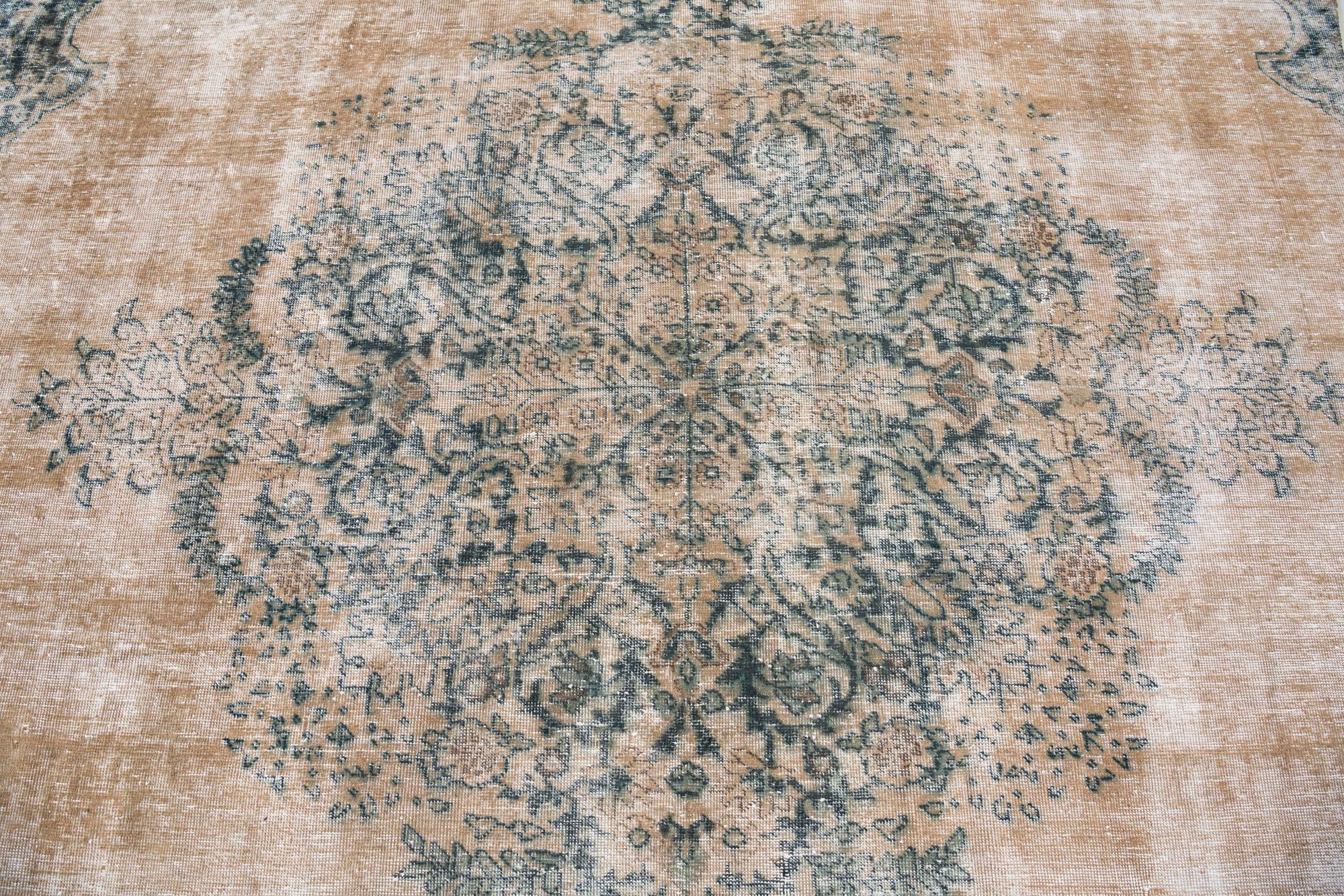 8' 4 x 11' 10 Hand Knotted Ultra Vintage Persian Wool Rug