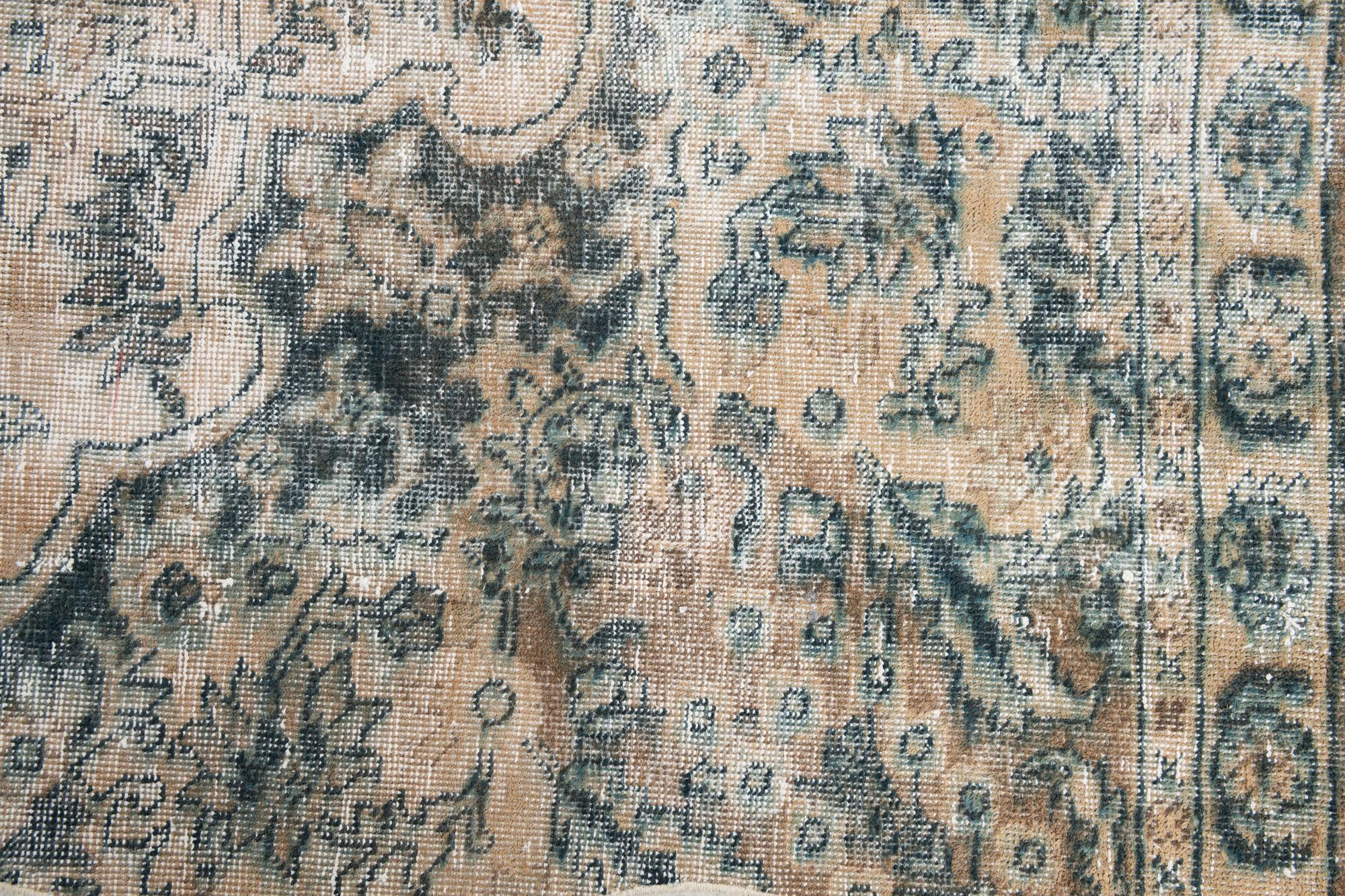 8' 4 x 11' 10 Hand Knotted Ultra Vintage Persian Wool Rug