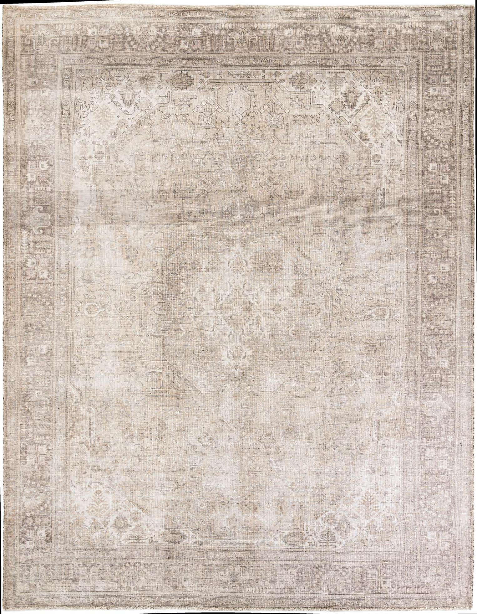 Primary image 9' 8 x 12' 10  Hand Knotted Ultra Vintage Persian Wool Rug