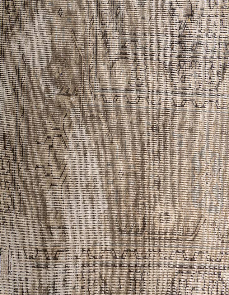 Detail image of 9' 8 x 12' 8  Hand Knotted Ultra Vintage Persian Wool Rug