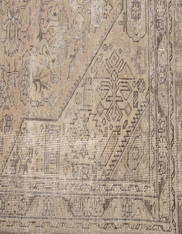 Detail image of 9' 8 x 12' 8  Hand Knotted Ultra Vintage Persian Wool Rug