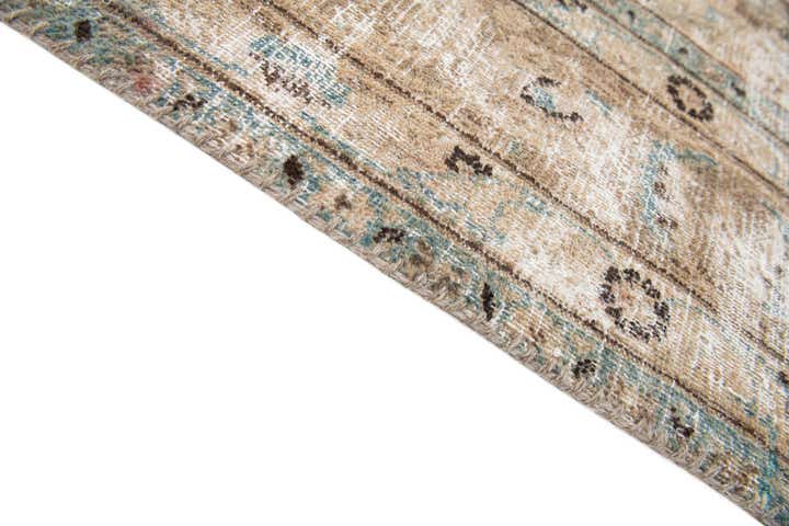 6' 3 x 10' 1 Hand Knotted Ultra Vintage Persian Wool Rug