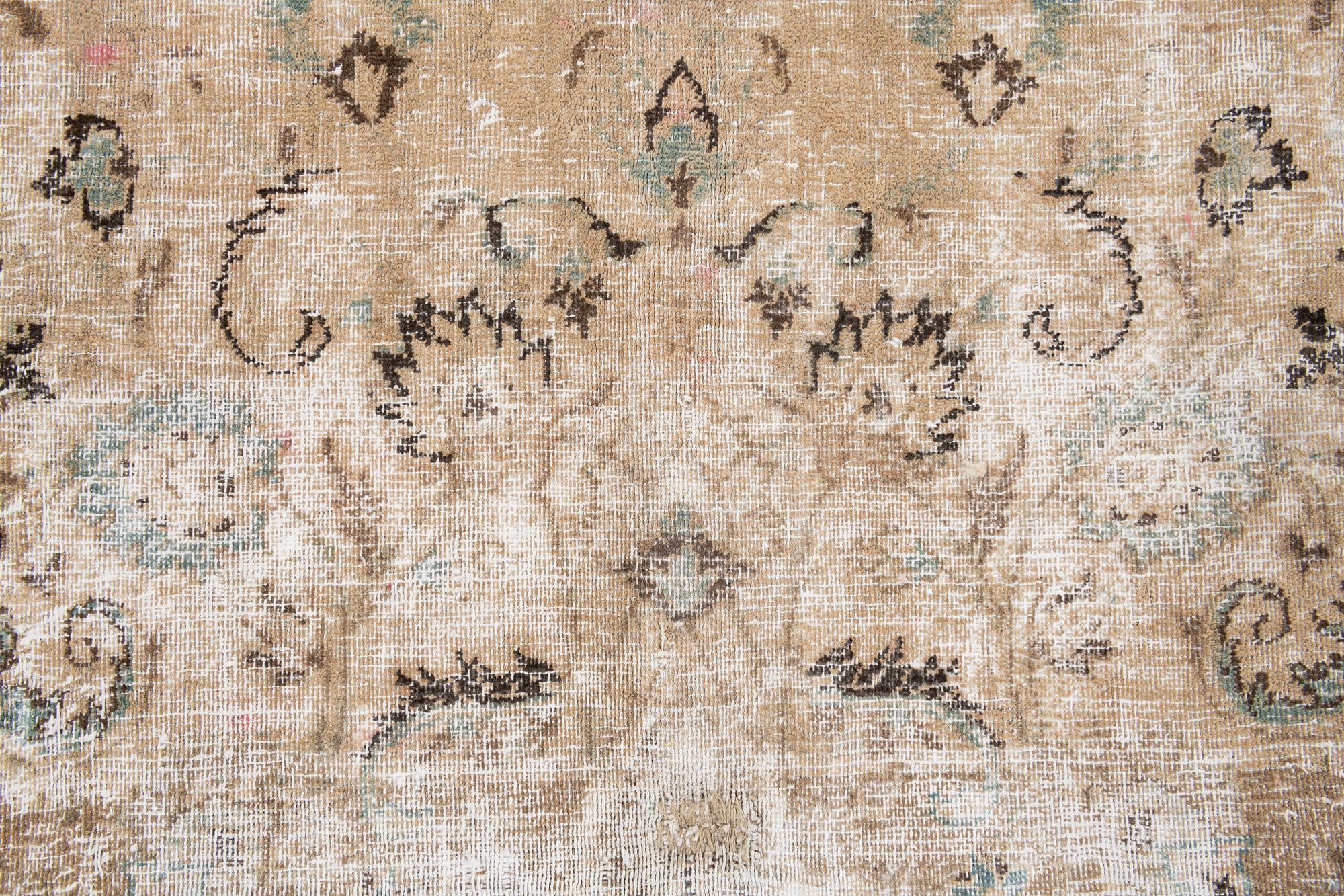 6' 3 x 10' 1 Hand Knotted Ultra Vintage Persian Wool Rug