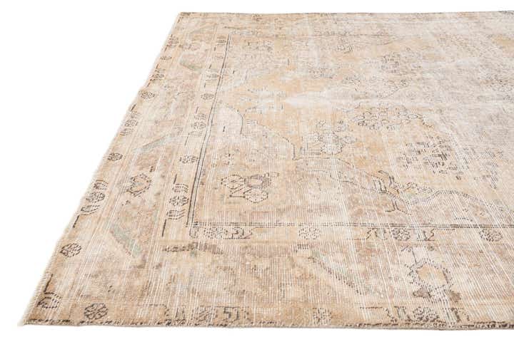 6' 2 x 9' 1 Hand Knotted Ultra Vintage Persian Wool Rug