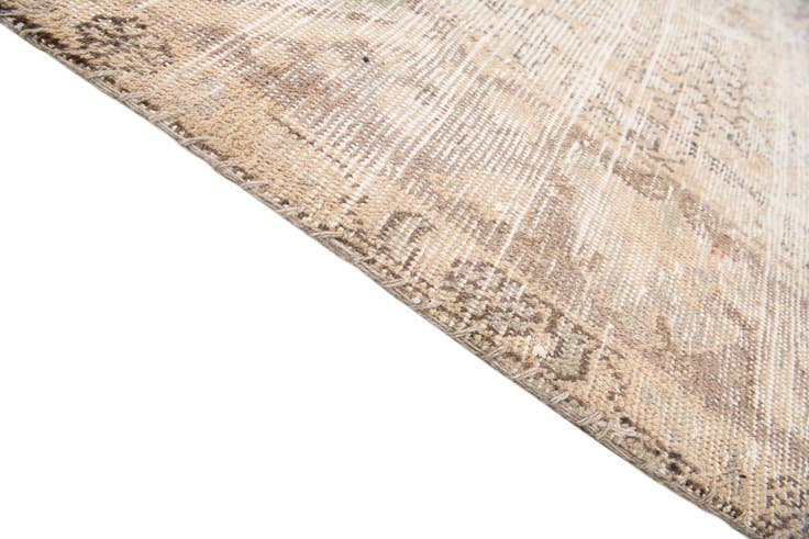 Detail image of 6' 2 x 9' 1 Hand Knotted Ultra Vintage Persian Wool Rug