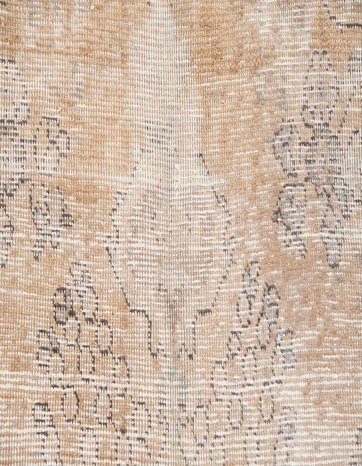 Detail image of 6' 2 x 9' 1  Hand Knotted Ultra Vintage Persian Wool Rug