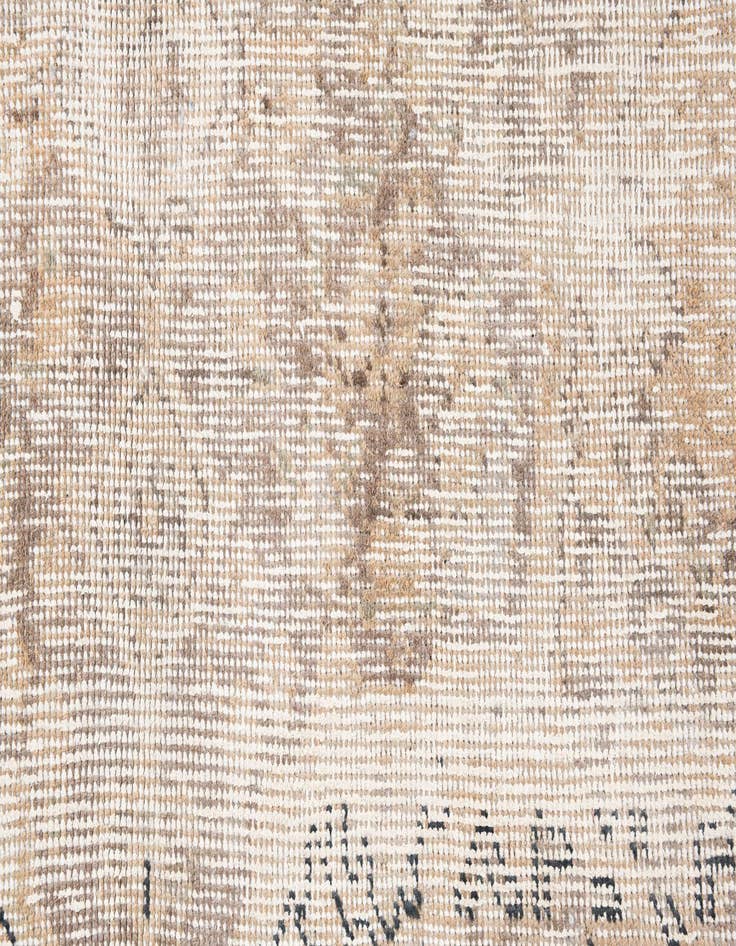 Detail image of 6' 2 x 9' 1  Hand Knotted Ultra Vintage Persian Wool Rug