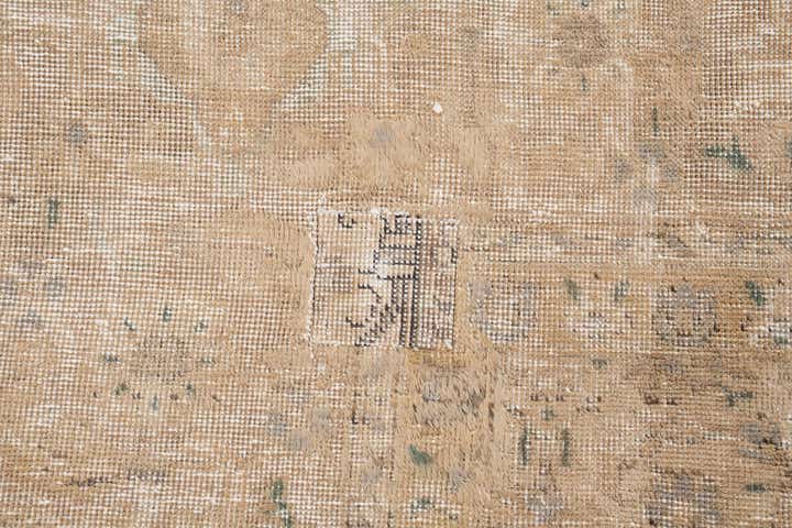 8' x 11' 5 Hand Knotted Ultra Vintage Persian Wool Rug