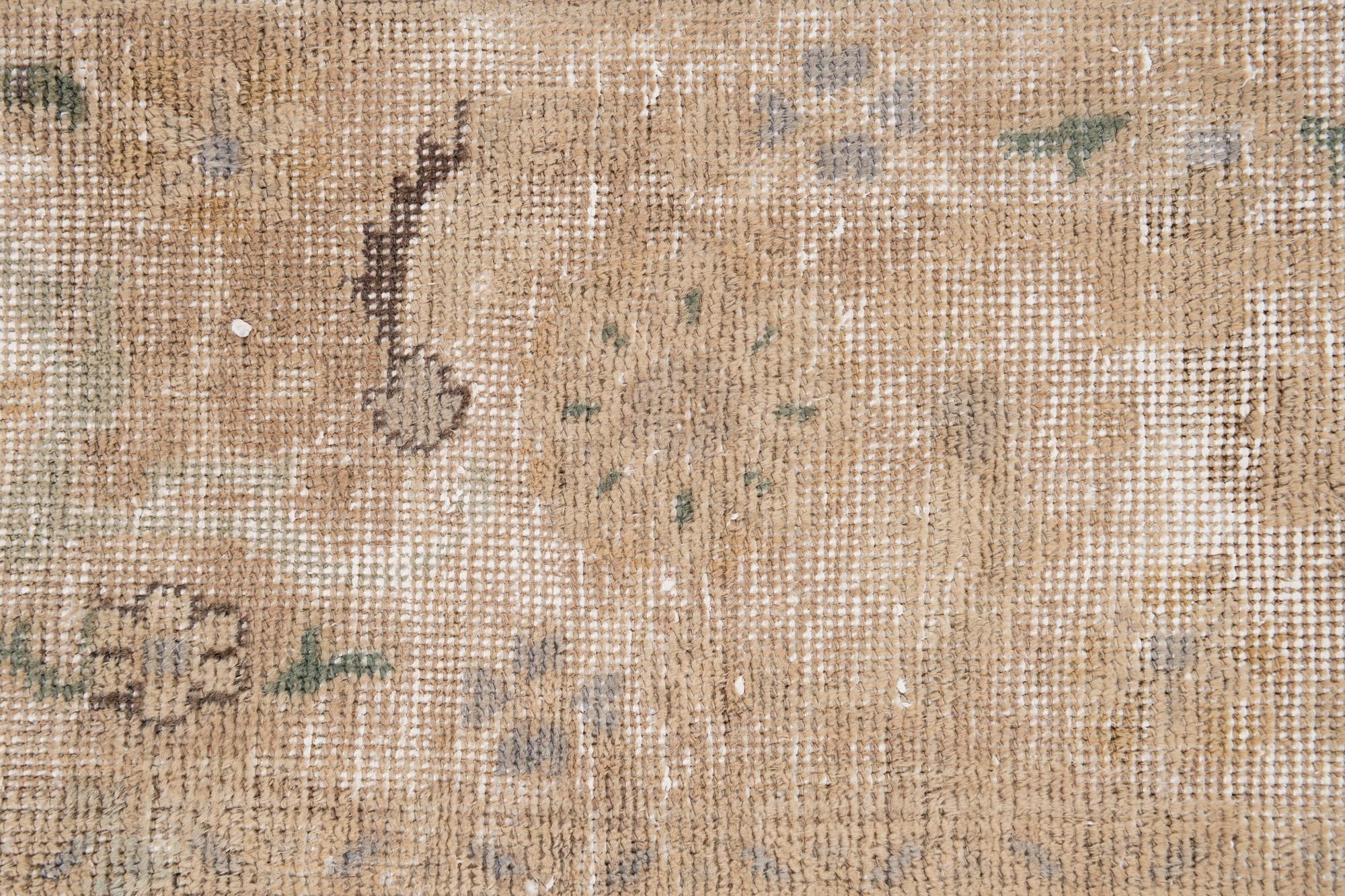 8' x 11' 5 Hand Knotted Ultra Vintage Persian Wool Rug