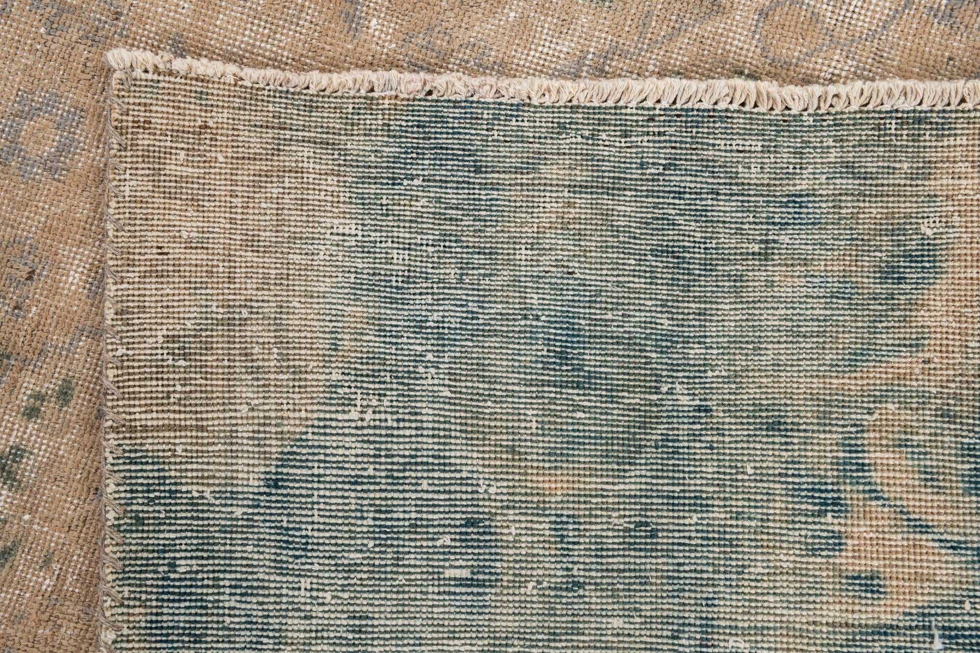 8' x 11' 5 Hand Knotted Ultra Vintage Persian Wool Rug