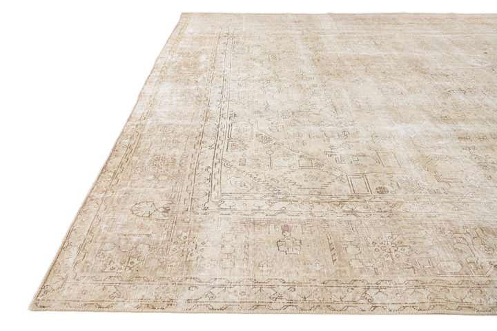 9' 6 x 13' Hand Knotted Ultra Vintage Persian Wool Rug