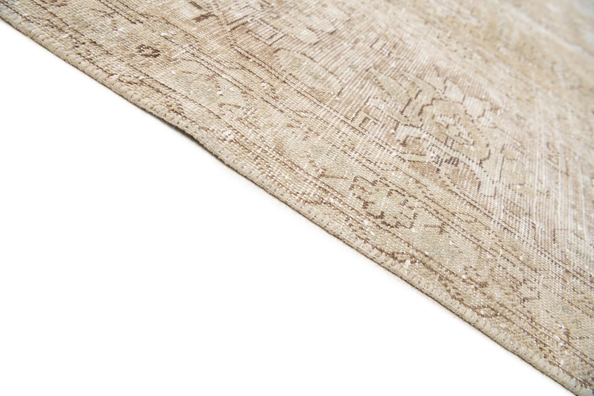 9' 6 x 13' Hand Knotted Ultra Vintage Persian Wool Rug