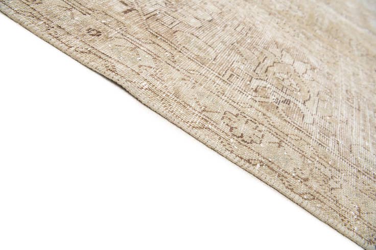 Detail image of 9' 6 x 13' Hand Knotted Ultra Vintage Persian Wool Rug