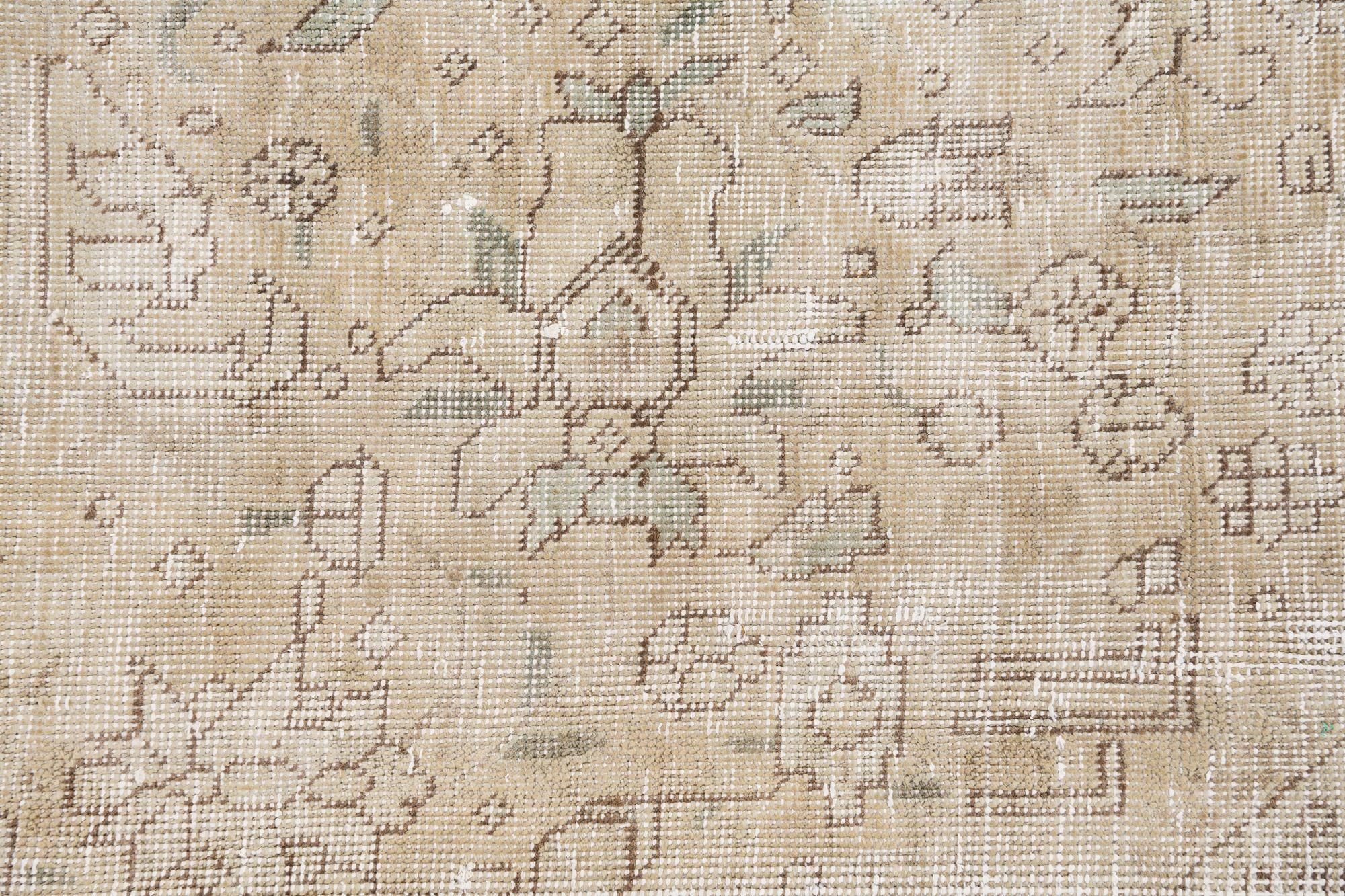 9' 6 x 13' Hand Knotted Ultra Vintage Persian Wool Rug