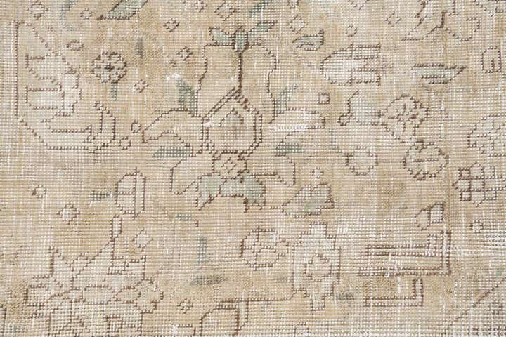 9' 6 x 13' Hand Knotted Ultra Vintage Persian Wool Rug