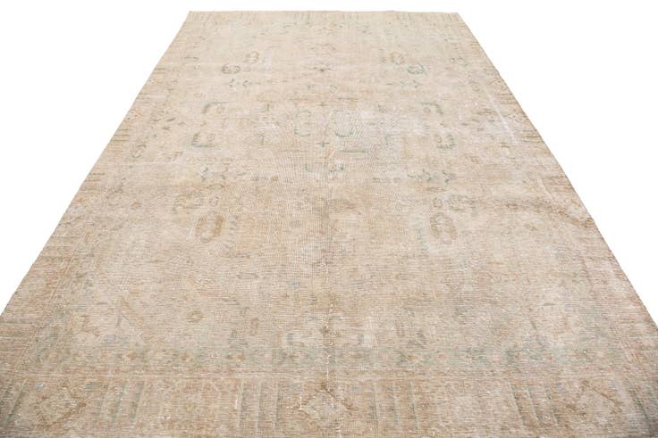 Detail image of 7' x 10' 9 Hand Knotted Ultra Vintage Persian Wool Rug