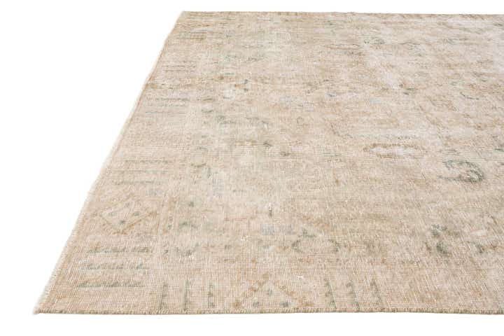 7' x 10' 9 Hand Knotted Ultra Vintage Persian Wool Rug
