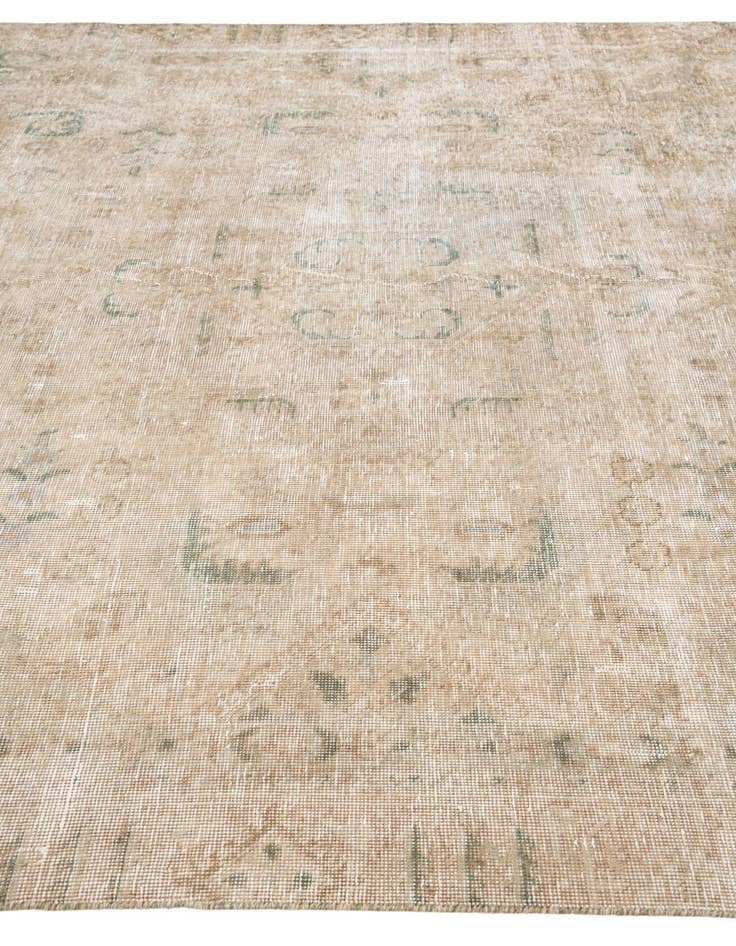 Detail image of 7' x 10' 9  Hand Knotted Ultra Vintage Persian Wool Rug