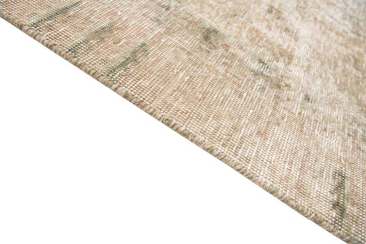 7' x 10' 9 Hand Knotted Ultra Vintage Persian Wool Rug