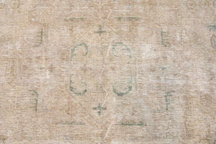 7' x 10' 9 Hand Knotted Ultra Vintage Persian Wool Rug