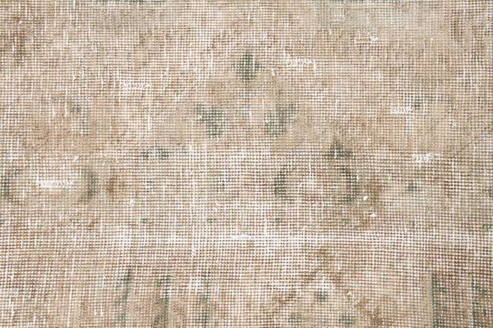 7' x 10' 9 Hand Knotted Ultra Vintage Persian Wool Rug