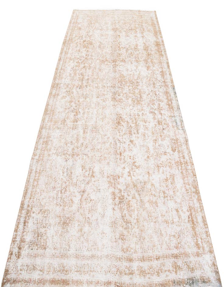 Detail image of 5' 4 x 9'  Hand Knotted Ultra Vintage Persian Wool Rug