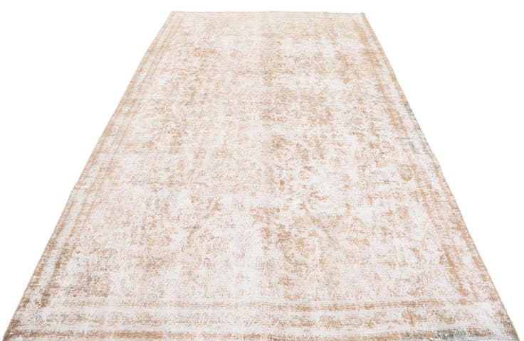 Detail image of 5' 4 x 9' Hand Knotted Ultra Vintage Persian Wool Rug