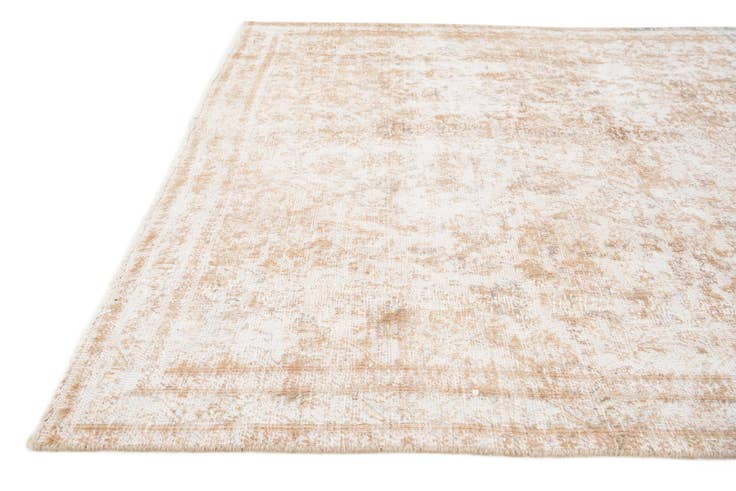 Detail image of 5' 4 x 9' Hand Knotted Ultra Vintage Persian Wool Rug