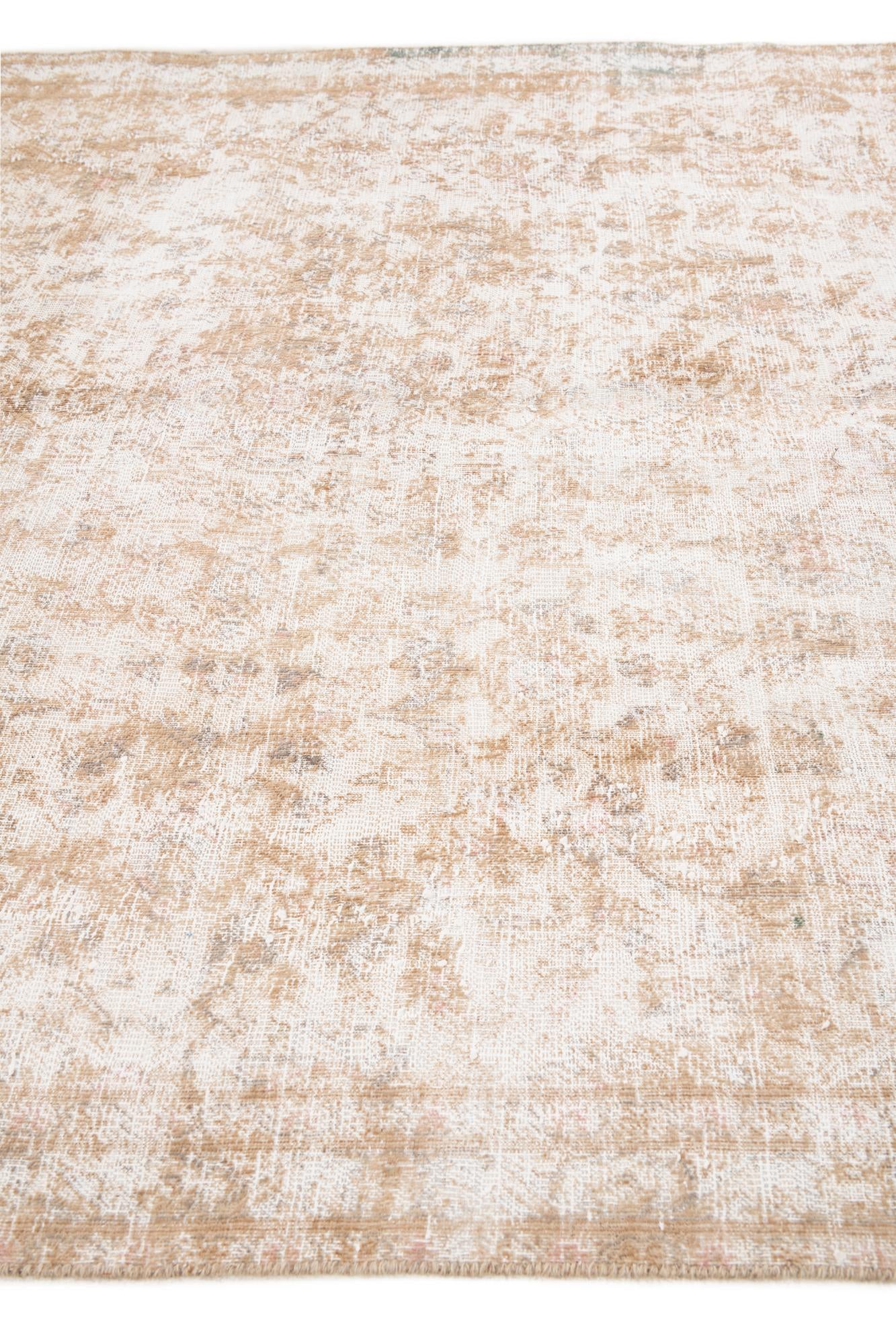 5' 4 x 9' Hand Knotted Ultra Vintage Persian Wool Rug