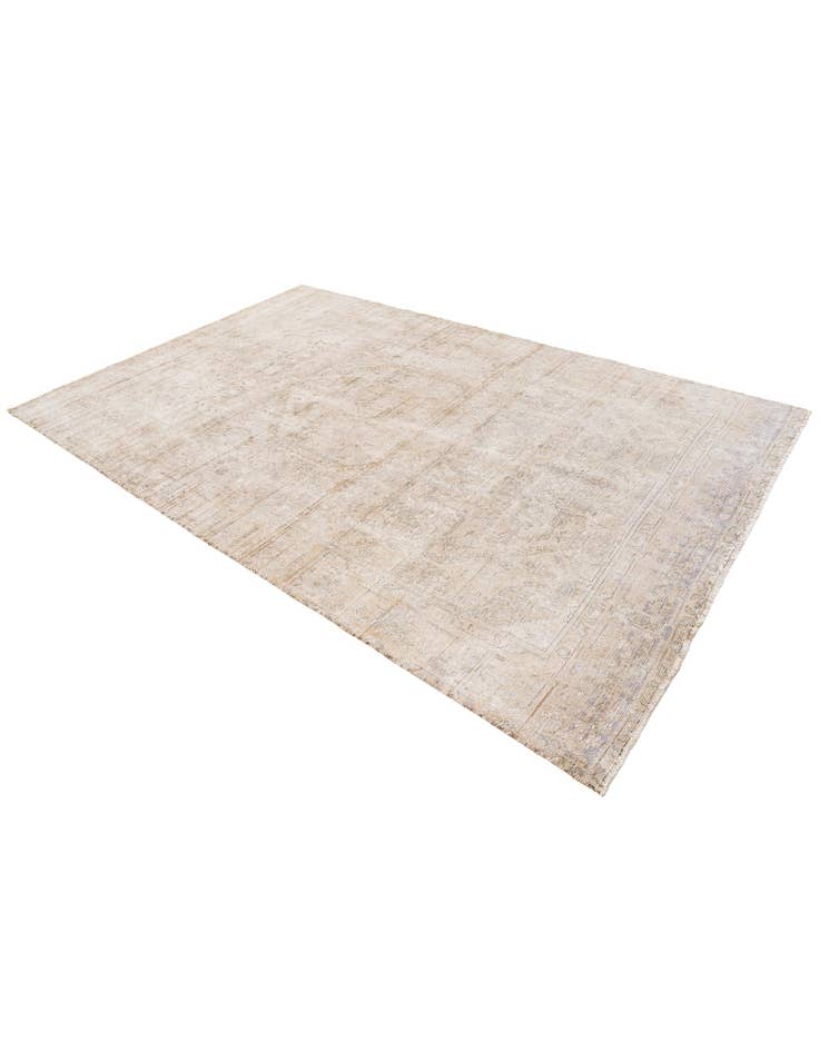 Detail image of 6' 2 x 9' 5 Hand Knotted Ultra Vintage Persian Wool Rug