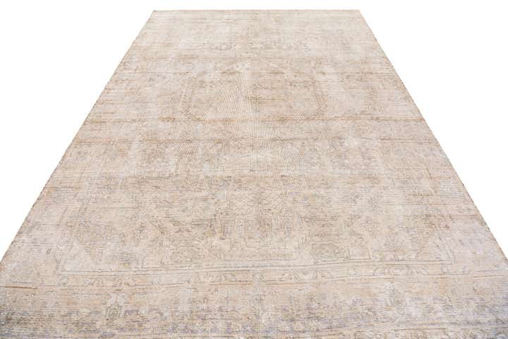 6' 2 x 9' 5 Hand Knotted Ultra Vintage Persian Wool Rug