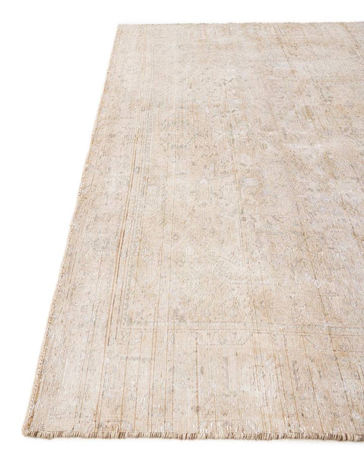 Detail image of 6' 2 x 9' 5  Hand Knotted Ultra Vintage Persian Wool Rug