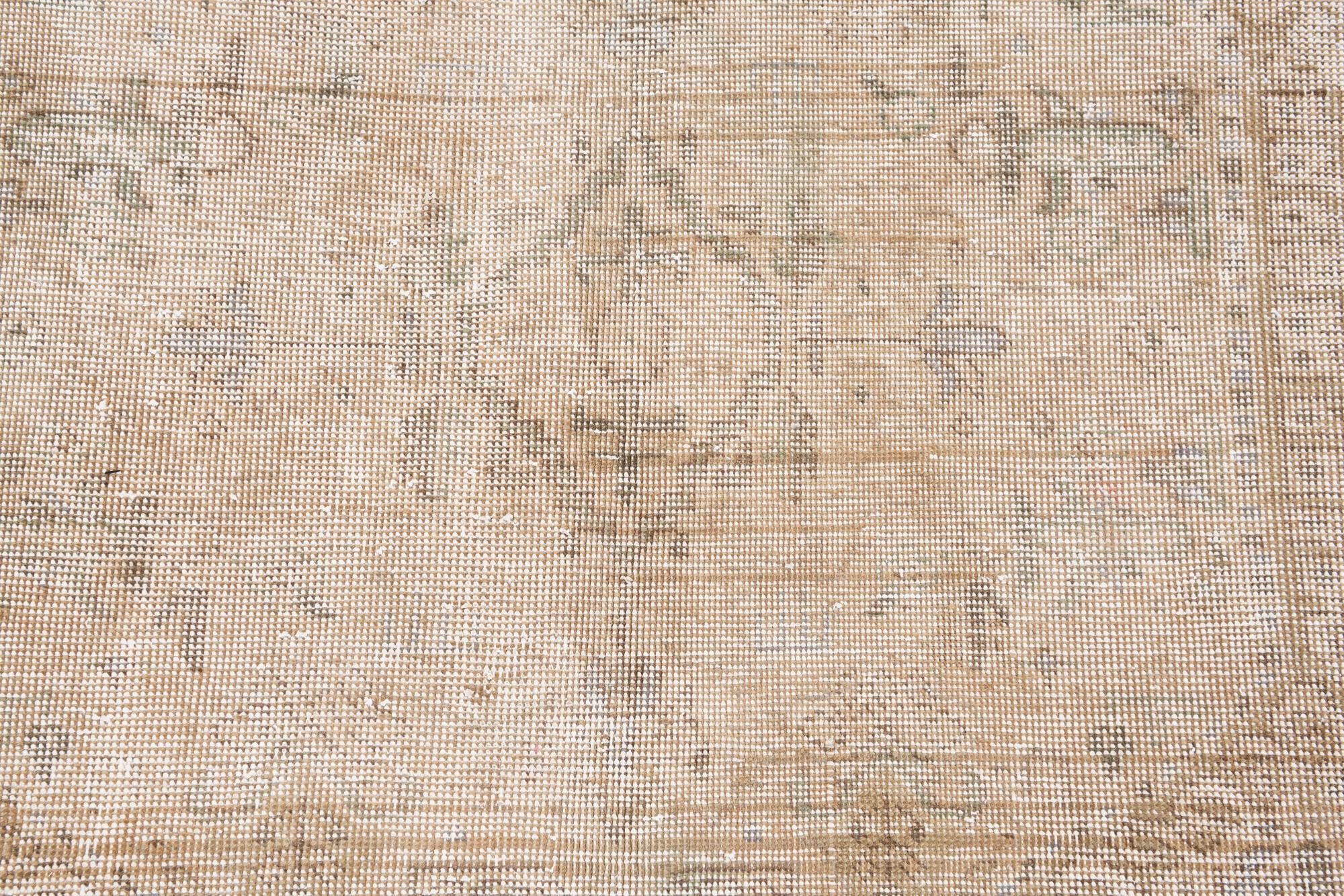 6' 2 x 9' 5 Hand Knotted Ultra Vintage Persian Wool Rug