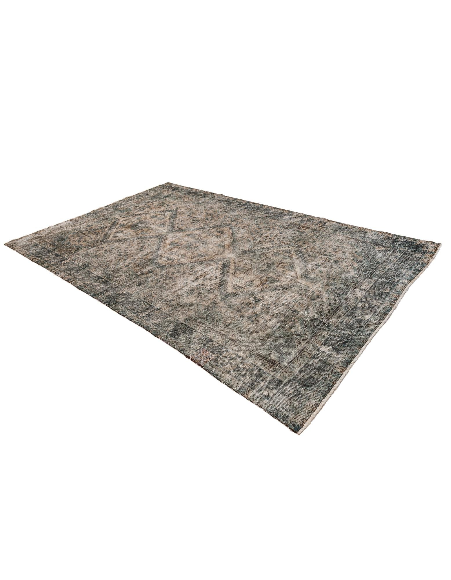 6' 5 x 10' Hand Knotted Ultra Vintage Persian Wool Rug