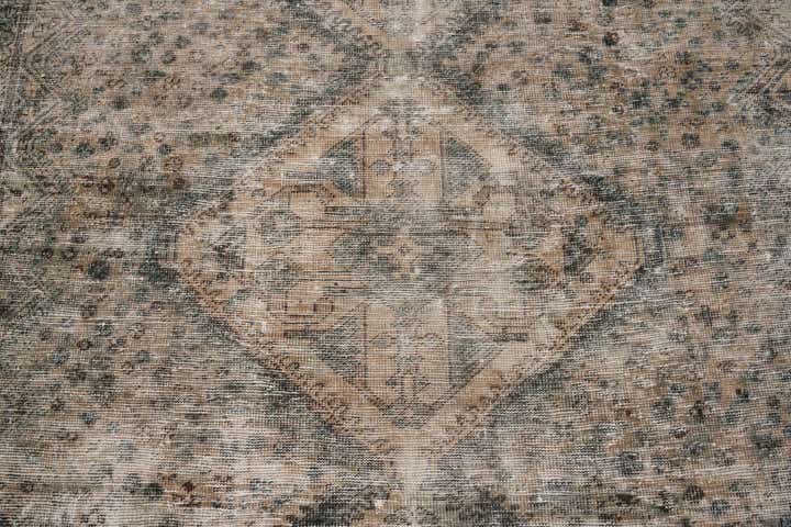 6' 5 x 10' Hand Knotted Ultra Vintage Persian Wool Rug
