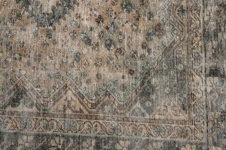 6' 5 x 10' Hand Knotted Ultra Vintage Persian Wool Rug