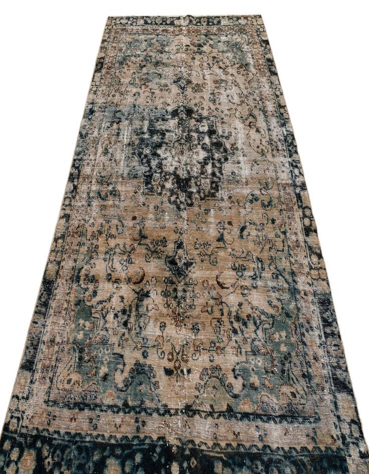 Detail image of 5' 7 x 8' 4  Hand Knotted Ultra Vintage Persian Wool Rug