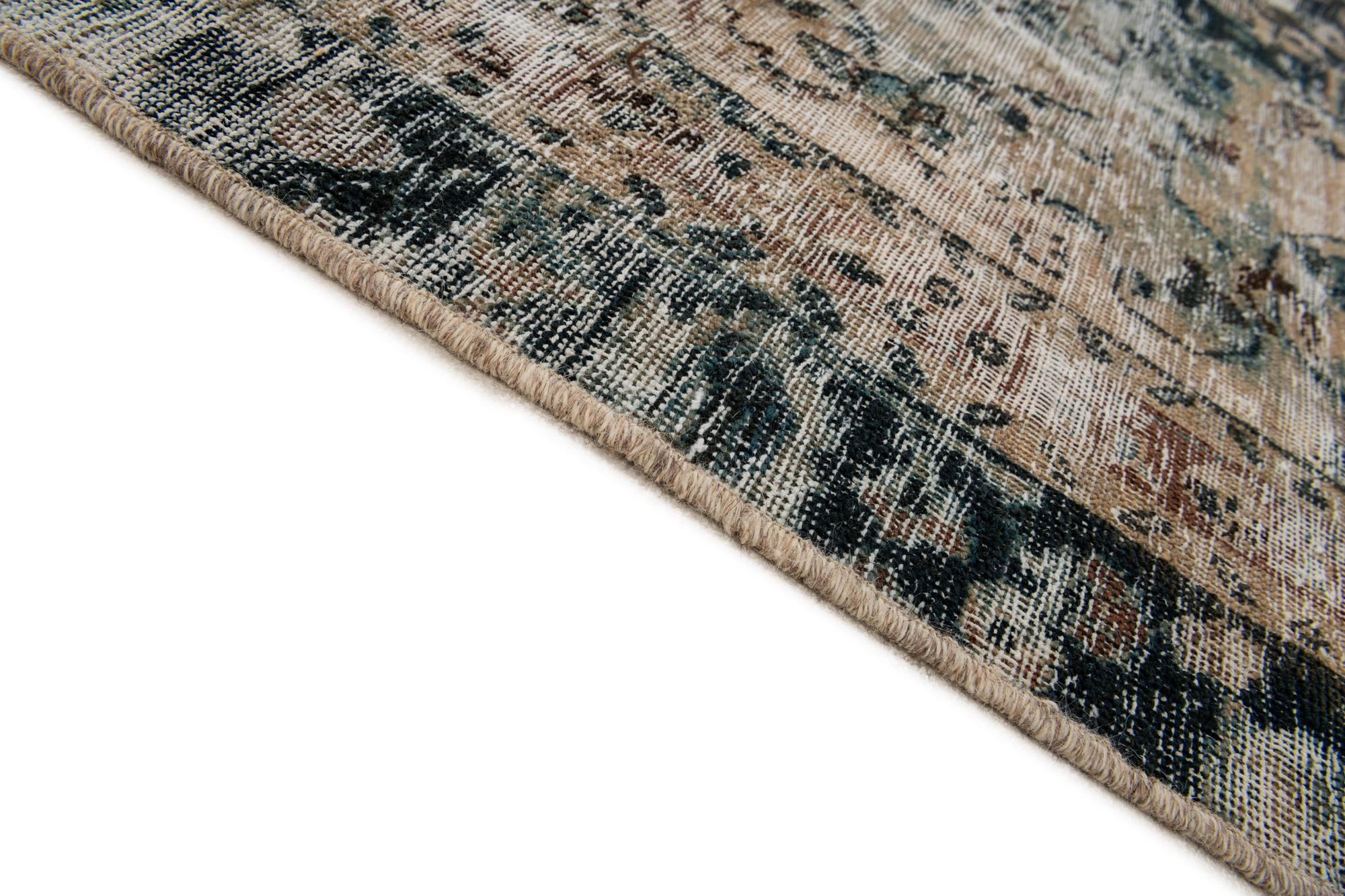 5' 7 x 8' 4 Hand Knotted Ultra Vintage Persian Wool Rug