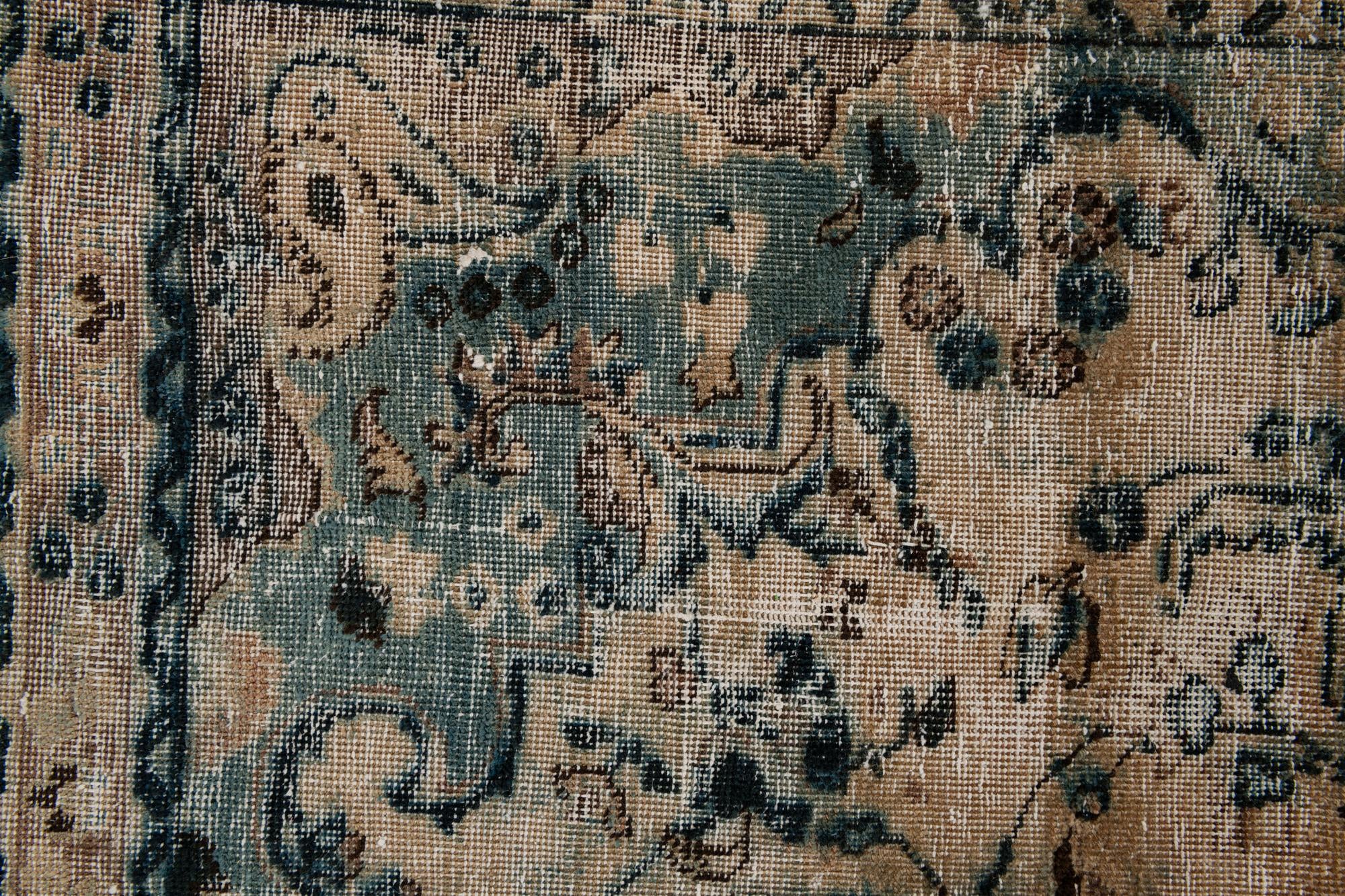 5' 7 x 8' 4 Hand Knotted Ultra Vintage Persian Wool Rug