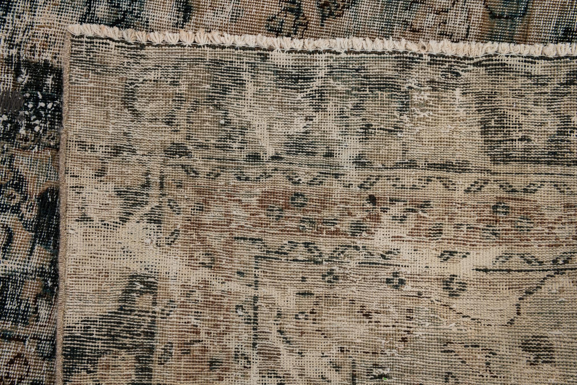 5' 7 x 8' 4 Hand Knotted Ultra Vintage Persian Wool Rug